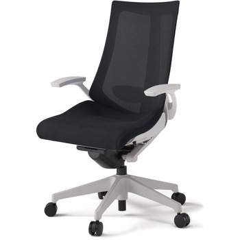 アクトチェア 固定肘 ランバーサポート付 樹脂脚 メッシュJV ナイロンキャスター<配送時組立サービス付> イトーキ