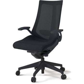 アクトチェア 固定肘 ランバーサポート付 樹脂脚 メッシュJV ナイロンキャスター<配送時組立サービス付> イトーキ