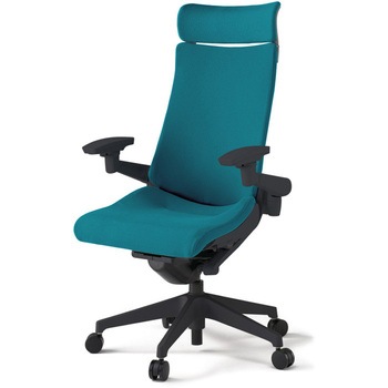 アクトチェア エクストラハイバック 可動肘 ランバーサポート付 樹脂脚 クロスPS ナイロンキャスター<配送時組立サービス付> イトーキ