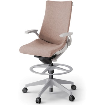 アクトチェア ハイポジションタイプ 固定肘 ハンガー ランバーサポートなし 樹脂脚 クロスSA<配送時組立サービス付> - イトーキ