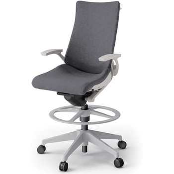 アクトチェア ハイポジションタイプ 固定肘 ハンガー ランバーサポートなし 樹脂脚 クロスSA<配送時組立サービス付> - イトーキ