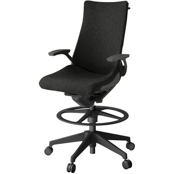 アクトチェア ハイポジションタイプ 固定肘 ハンガー ランバーサポートなし 樹脂脚 クロスSA<配送時組立サービス付> - イトーキ