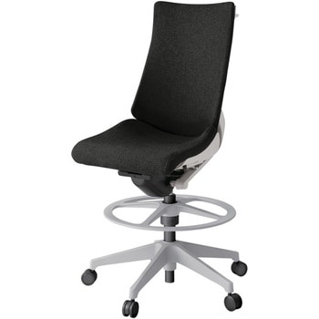 アクトチェア ハイポジションタイプ 肘なし ハンガー ランバーサポート付 樹脂脚 クロスSA<配送時組立サービス付> - イトーキ