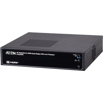 4K・マルチビュー・VM対応|クアッドディスプレイIP-KVMレシーバー ATEN