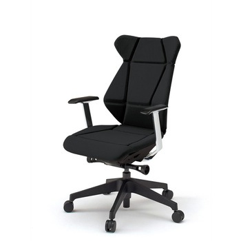 フリップフラップチェア 固定肘 ランバーサポート付 樹脂脚<配送時組立サービス付> - イトーキ