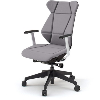 フリップフラップチェア 固定肘 ランバーサポート付 樹脂脚<配送時組立サービス付> - イトーキ