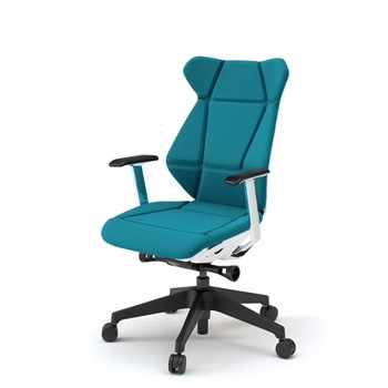 フリップフラップチェア 固定肘 ランバーサポート付 樹脂脚<配送時組立サービス付> - イトーキ