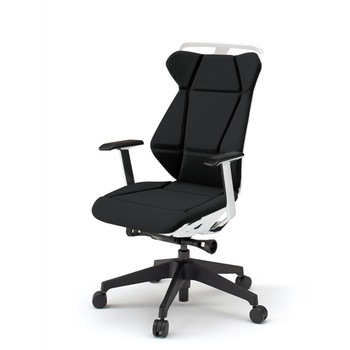 フリップフラップチェア 固定肘 ハンガー ランバーサポート付 樹脂脚<配送時組立サービス付> イトーキ