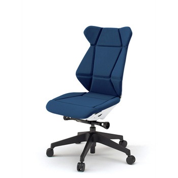 フリップフラップチェア 肘なし ランバーサポート付 樹脂脚<配送時組立サービス付> イトーキ