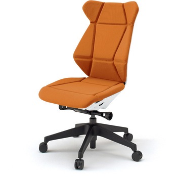 KF-860GC-TWD3 フリップフラップチェア 肘なし ランバーサポート付 樹脂脚<配送時組立サービス付> イトーキ 82486059