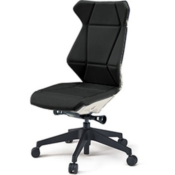 フリップフラップチェア 肘なし ランバーサポートなし ビニールレザーDG 樹脂脚 ナイロンキャスター<配送時組立サービス付> イトーキ