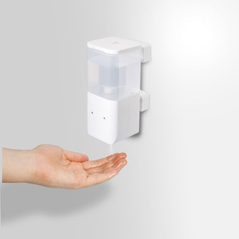 壁掛けディスペンサー ミスト 大容量650mlタンク タッチセンサー式 ラクラク電池交換 防水性能(IPX4) ELPA