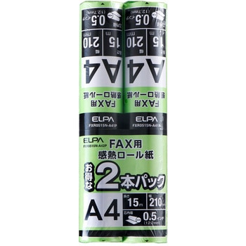 FAXロール紙0．5インチA415m2P ELPA