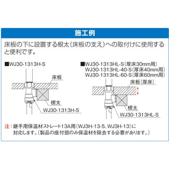 WJ30型 床下横取付アダプター オンダ製作所