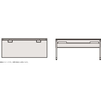 インクルード 矩形デスク スタンダードタイプ 単体型  W1400<配送時組立サービス付> イトーキ