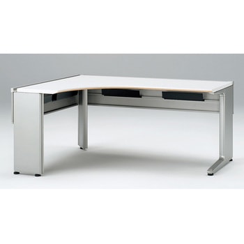 インクルード 90度オペレーションデスク(6/4) スタンダードタイプ 左凸 単体型<配送時組立サービス付> イトーキ