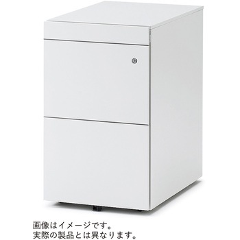 インステート ワゴンA4・2段・ペントレイ引出し ゼロリセットダイヤル錠 ショートD515<配送時組立サービス付> イトーキ
