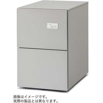 インステート ワゴンA4・2段 ダイヤル錠 キャスターロック付<配送時組立サービス付> イトーキ