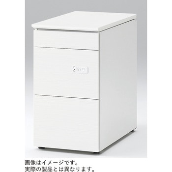 インステート デスク脇机 平エッジ ダイヤル錠<配送時組立サービス付> イトーキ