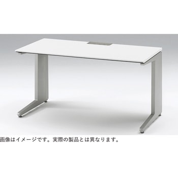 インステート デスク 矩形 船底エッジ W1400<配送時組立サービス付> - イトーキ