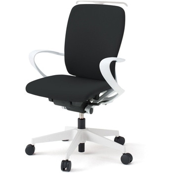 フルゴチェア ハイバック 固定肘 ハンガー ビニールレザーDL ウレタンキャスター<配送時組立サービス付> イトーキ