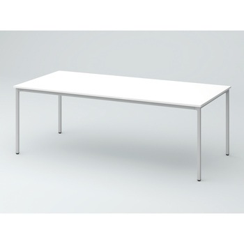 オリゴテーブル ホワイトボード天板 角型 2100×900 4本角脚<配送時組立サービス付> イトーキ