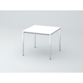 オリゴテーブル ホワイトボード天板 正方形 900×900 4本角脚(メッキ脚)<配送時組立サービス付> イトーキ