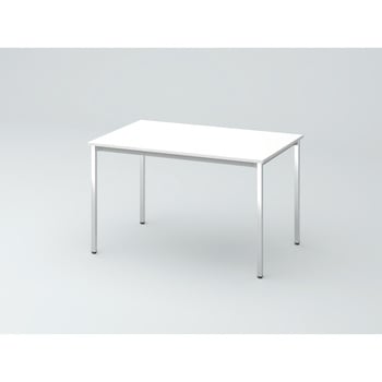 オリゴテーブル ホワイトボード天板 角型 1200×700 4本角脚(メッキ脚)<配送時組立サービス付> イトーキ