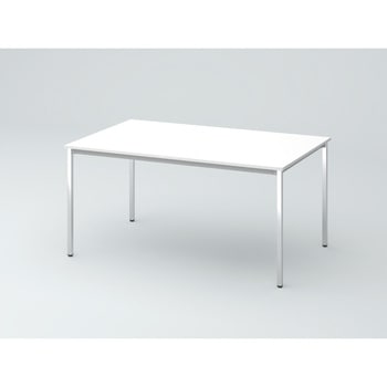 オリゴテーブル ホワイトボード天板 角型 1500×900 4本角脚(メッキ脚)<配送時組立サービス付> イトーキ