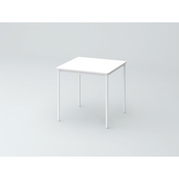 オリゴテーブル ホワイトボード天板 正方形 750×750 4本丸脚<配送時組立サービス付> イトーキ