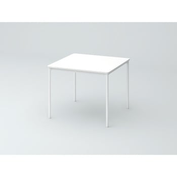 オリゴテーブル ホワイトボード天板 正方形 900×900 4本丸脚<配送時組立サービス付> イトーキ