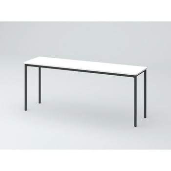 オリゴテーブル ホワイトボード天板 角型 1800×450 4本丸脚<配送時組立サービス付> イトーキ