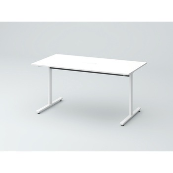 オリゴテーブル ホワイトボード天板(配線キャップ) 1500×750 T字脚<配送時組立サービス付> イトーキ