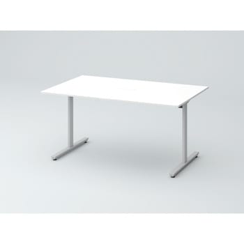 オリゴテーブル ホワイトボード天板(配線キャップ) 1500×900 T字脚<配送時組立サービス付> イトーキ