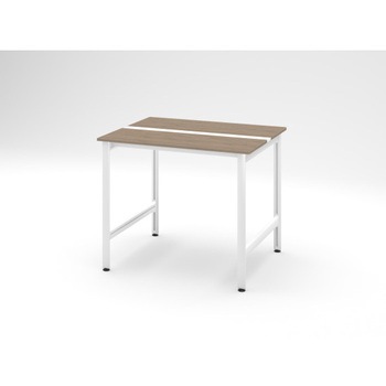 ハイライン ベンチテーブル 天板カラーS 両面タイプ 単独型 W1200×D1000<配送時組立サービス付> イトーキ