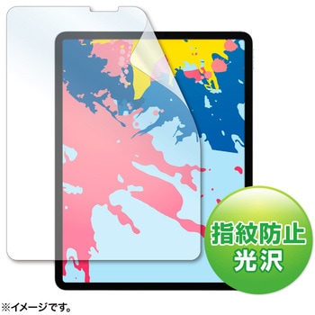 液晶保護指紋防止光沢フィルム タブレットケース併用専用 PDA-IPAD2102CL サンワサプライ