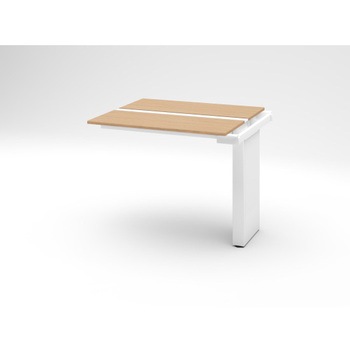 ハイライン ベンチテーブル 天板カラーS 両面タイプ 連増セット W1200×D1200<配送時組立サービス付> イトーキ