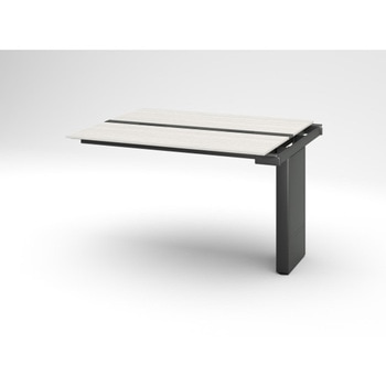 ハイライン ベンチテーブル 天板カラーS 両面タイプ 連増セット W1600×D1400<配送時組立サービス付> イトーキ