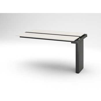 ハイライン ベンチテーブル 天板カラーS 両面タイプ 連増セット W1800×D1200<配送時組立サービス付> イトーキ