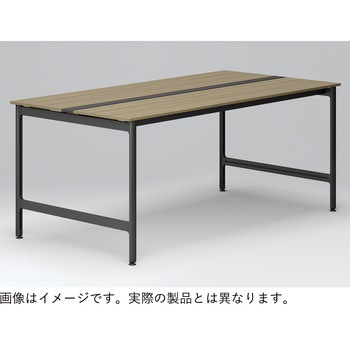 ハイライン ベンチテーブル 天板カラーS 両面タイプ 連増セット W2400×D1200<配送時組立サービス付> イトーキ