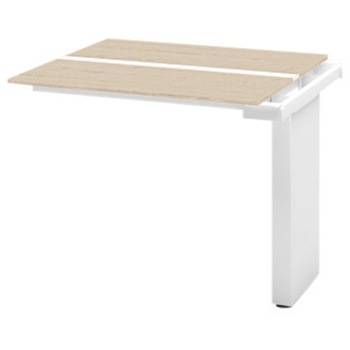 ハイライン ベンチテーブル 天板カラーT 両面タイプ 連増セット W1200×D1400<配送時組立サービス付> イトーキ