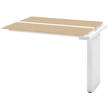 ハイライン ベンチテーブル 天板カラーT 両面タイプ 連増セット W1400×D1200<配送時組立サービス付> イトーキ