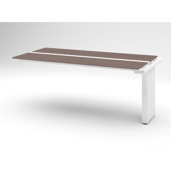 ハイライン ベンチテーブル 天板カラーT 両面タイプ 連増セット W2400×D1200<配送時組立サービス付> イトーキ