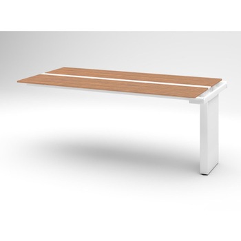 ハイライン ベンチテーブル 天板カラーT 両面タイプ 連増セット W2400×D1200<配送時組立サービス付> イトーキ