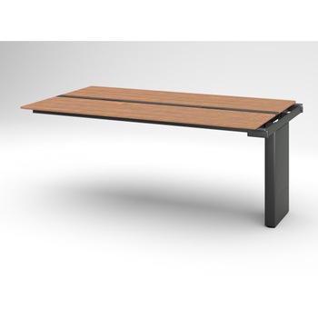 ハイライン ベンチテーブル 天板カラーT 両面タイプ 連増セット W2400×D1400<配送時組立サービス付> - イトーキ