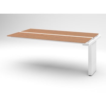 ハイライン ベンチテーブル 天板カラーT 両面タイプ 連増セット W2400×D1400<配送時組立サービス付> - イトーキ