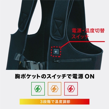HM5V Heat Inner Vest W001BLK リベルタ