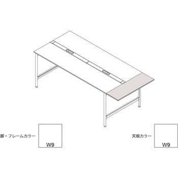 ハイライン 天板エンドオプション 延長天板 天板カラーS W1400用<配送時組立サービス付> イトーキ