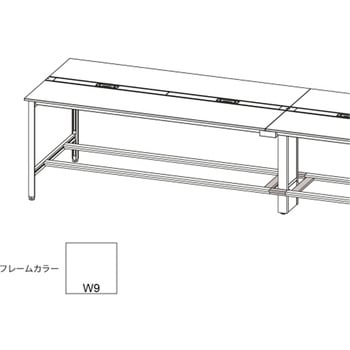 ハイライン オプション フットバー連増用取付金具・スペーサーセット D1000用<配送時組立サービス付> イトーキ