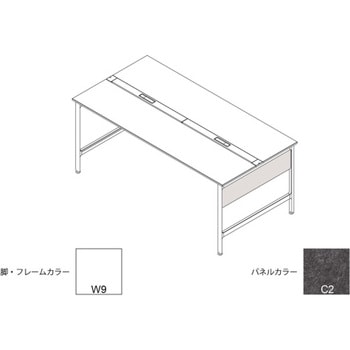 ハイライン 幕板 サイド用ショート 両面用 D1400用 不織布E<配送時組立サービス付> イトーキ